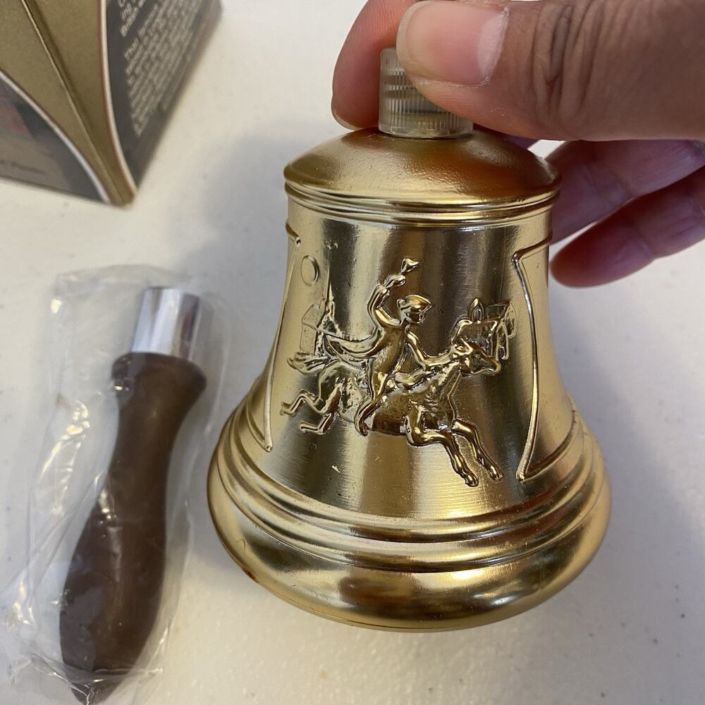 Vintage 1979 Avon Collection Paul Revere Bell Decanter Clint After Shave